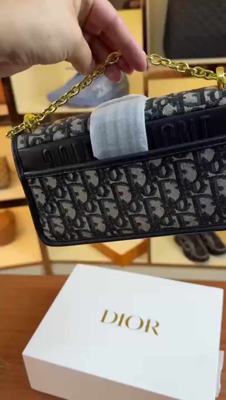 Dior Small Quilted Leather Clutch Bag video preview