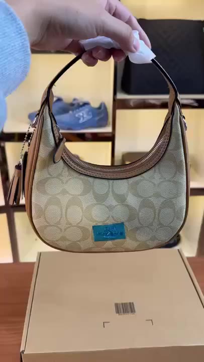 Coach Designer Flap Bag (pink And Blue video preview